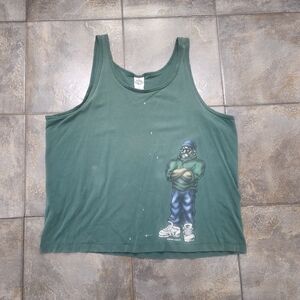 Vintage 90s Top Dawg Men's XL Streetwear Skater Single Stitch Tank Top T Shirt
